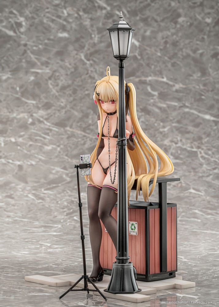 Original Character PVC Statue 1/6 Gyakuryuu Chakai Asaba Tokisaki Illustration By Taketori Zaiku 25 cm Hentai Yokina
