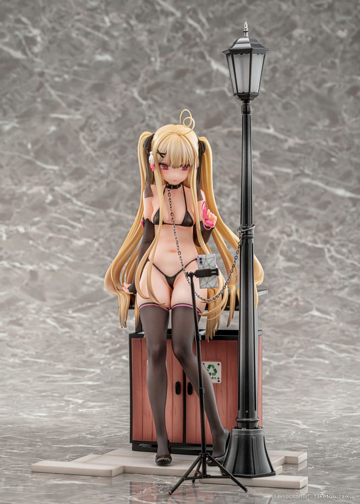 Original Character PVC Statue 1/6 Gyakuryuu Chakai Asaba Tokisaki Illustration By Taketori Zaiku 25 cm Hentai Yokina