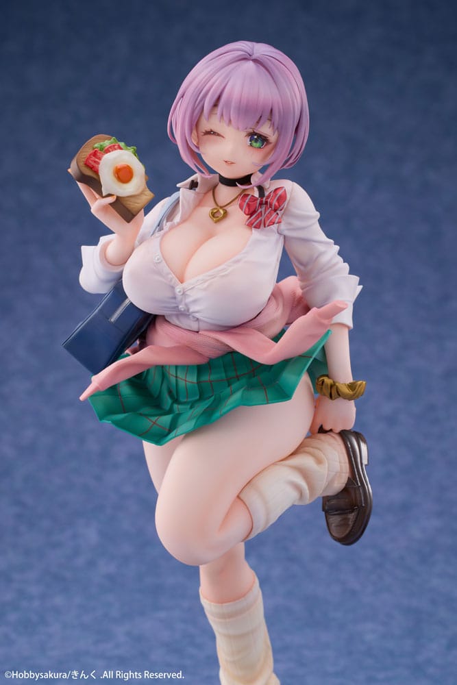 Original Character PVC Statue 1/7 Absent-minded JK Hina Aiuchi Another Color 25 cm Scalefiguren Yokina