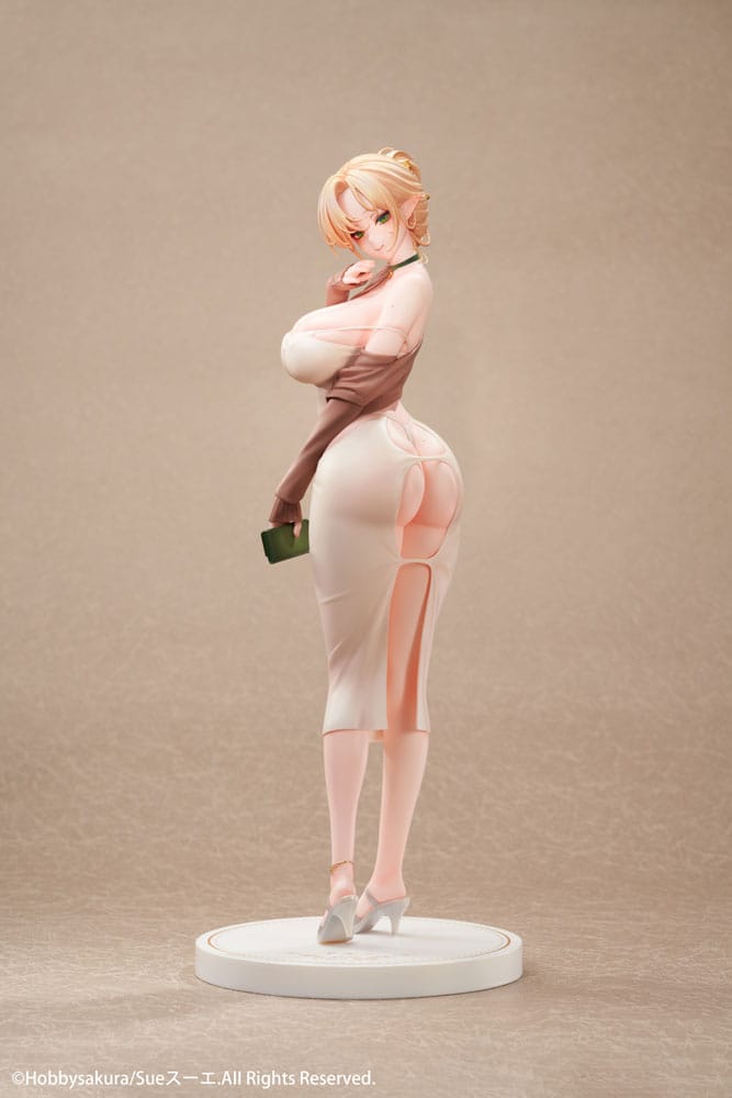 Original Character PVC Statue 1/7 Hitozuma Elf Illustration by Sue 26 cm Scalefiguren Yokina