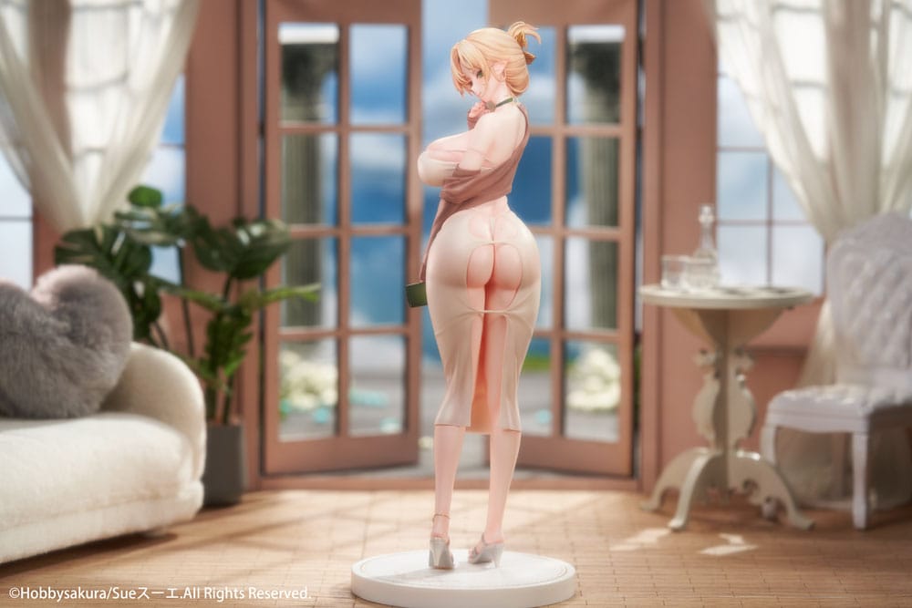 Original Character PVC Statue 1/7 Hitozuma Elf Illustration by Sue Deluxe Edition 26 cm Scalefiguren Yokina