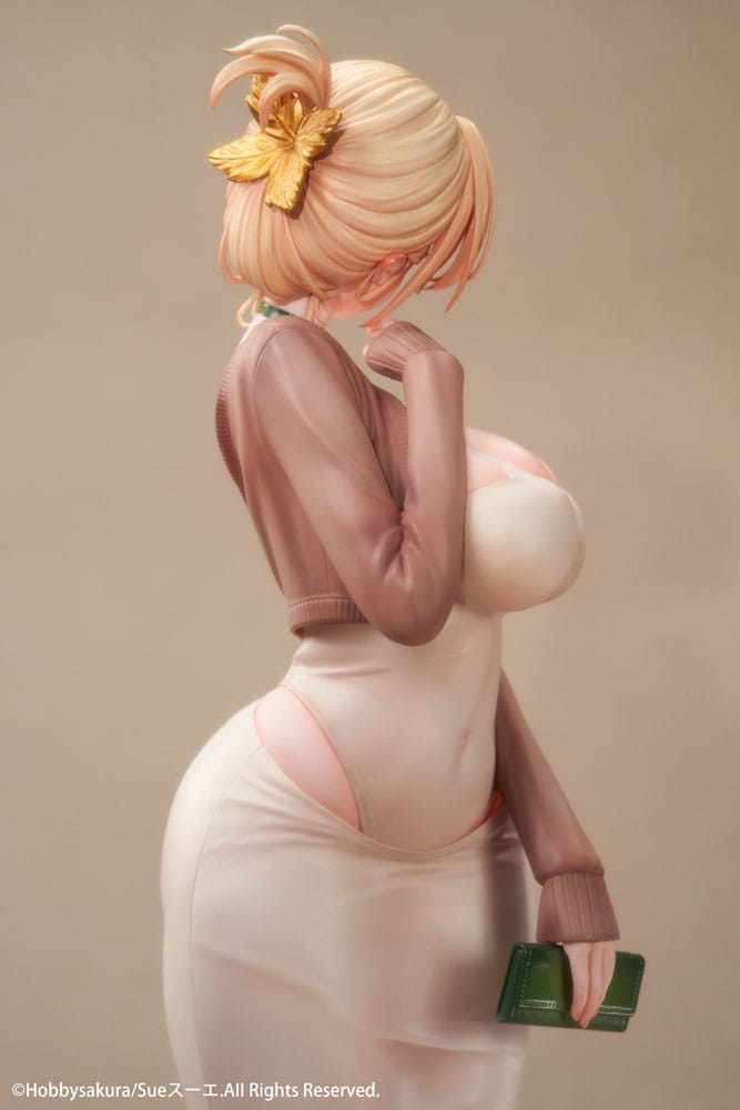 Original Character PVC Statue 1/7 Hitozuma Elf Illustration by Sue Deluxe Edition 26 cm Scalefiguren Yokina