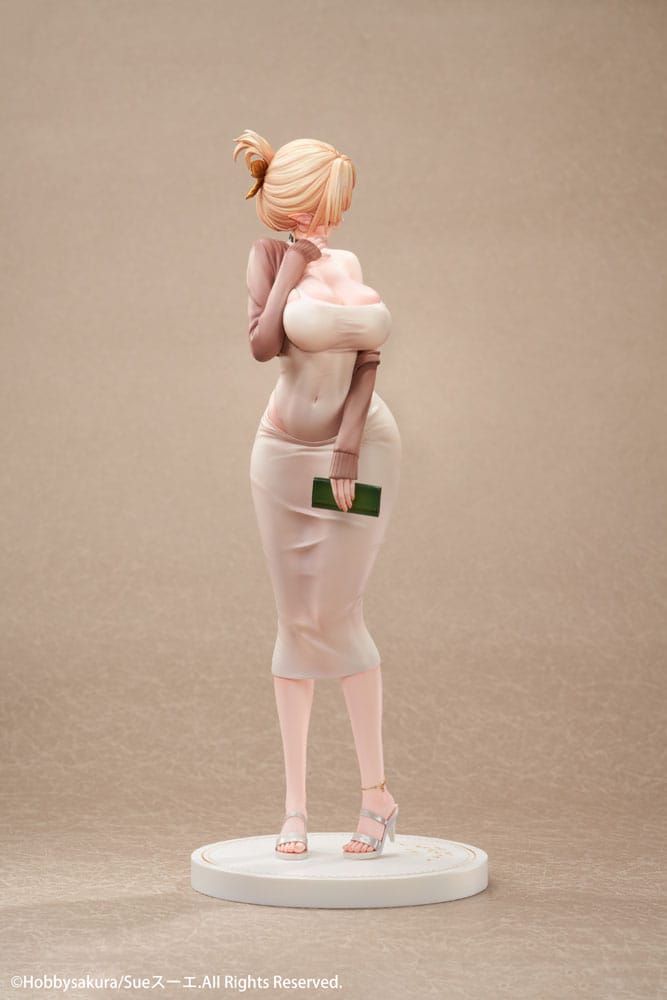 Original Character PVC Statue 1/7 Hitozuma Elf Illustration by Sue Deluxe Edition 26 cm Scalefiguren Yokina