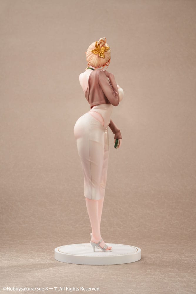 Original Character PVC Statue 1/7 Hitozuma Elf Illustration by Sue Deluxe Edition 26 cm Scalefiguren Yokina