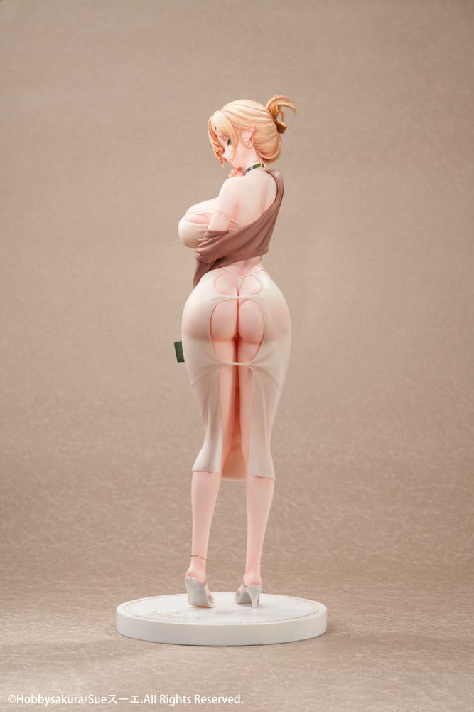 Original Character PVC Statue 1/7 Hitozuma Elf Illustration by Sue Deluxe Edition 26 cm Scalefiguren Yokina