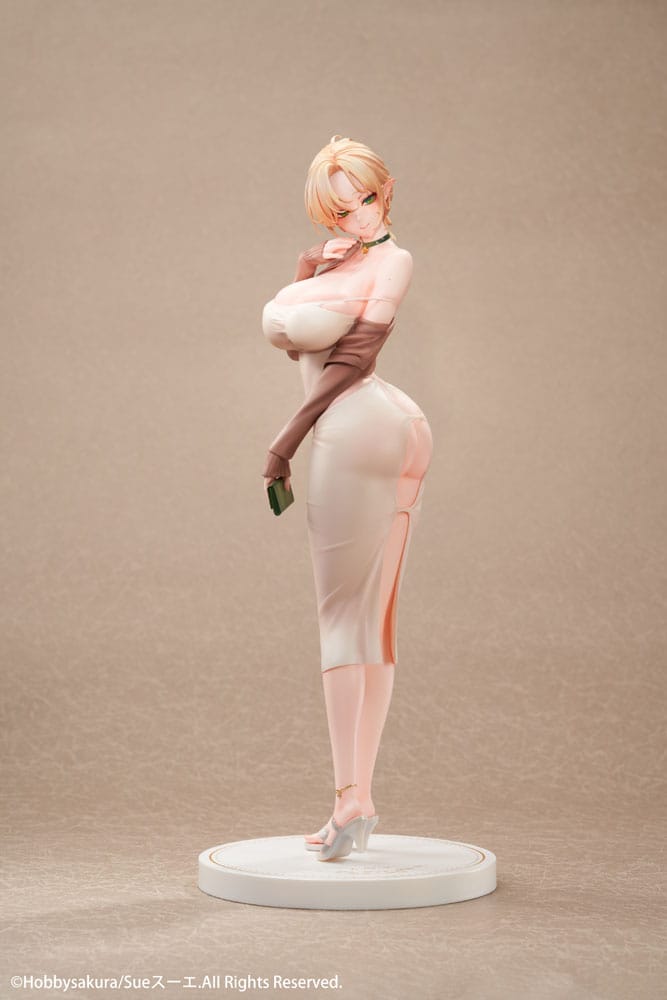 Original Character PVC Statue 1/7 Hitozuma Elf Illustration by Sue Deluxe Edition 26 cm Scalefiguren Yokina