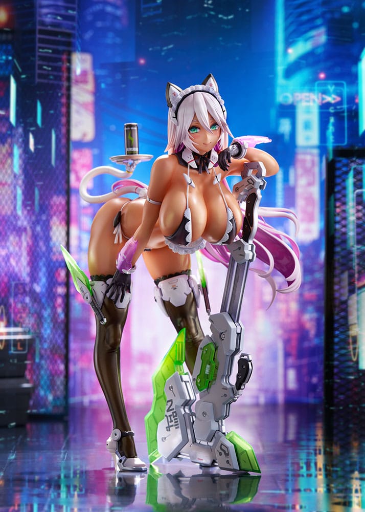 Original Character PVC Statue 1/7 Meido-Busou: Ax Experimental Equipment 24 cm Hentai Yokina