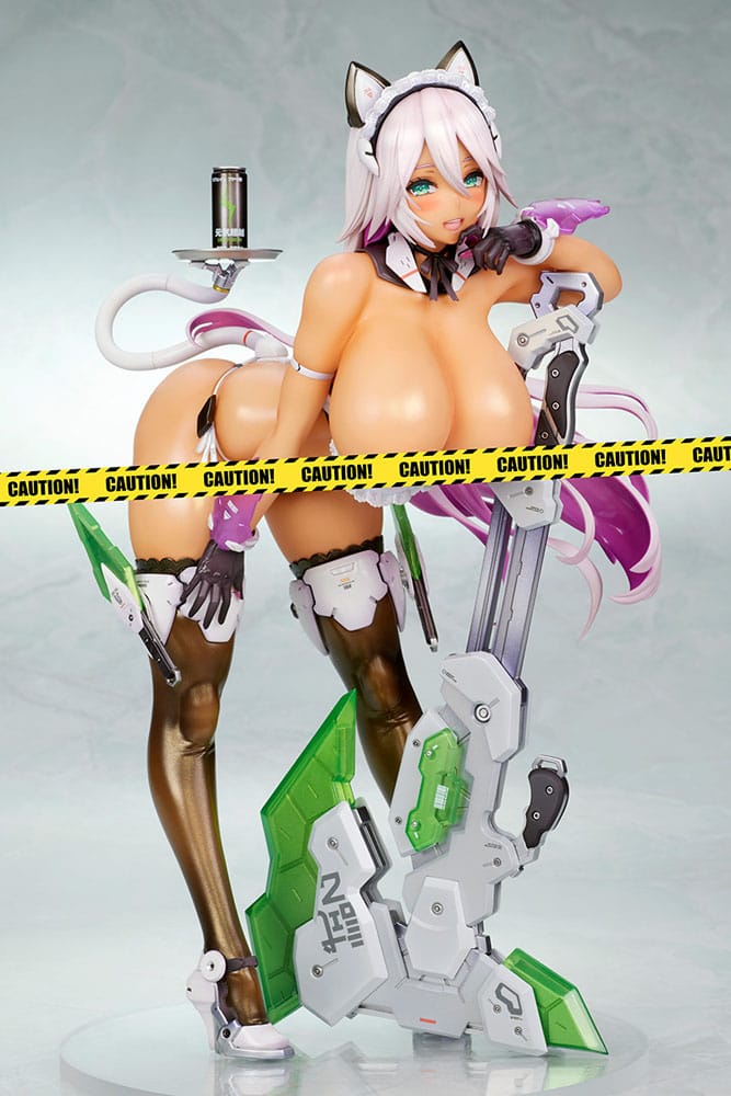 Original Character PVC Statue 1/7 Meido-Busou: Ax Experimental Equipment 24 cm Hentai Yokina
