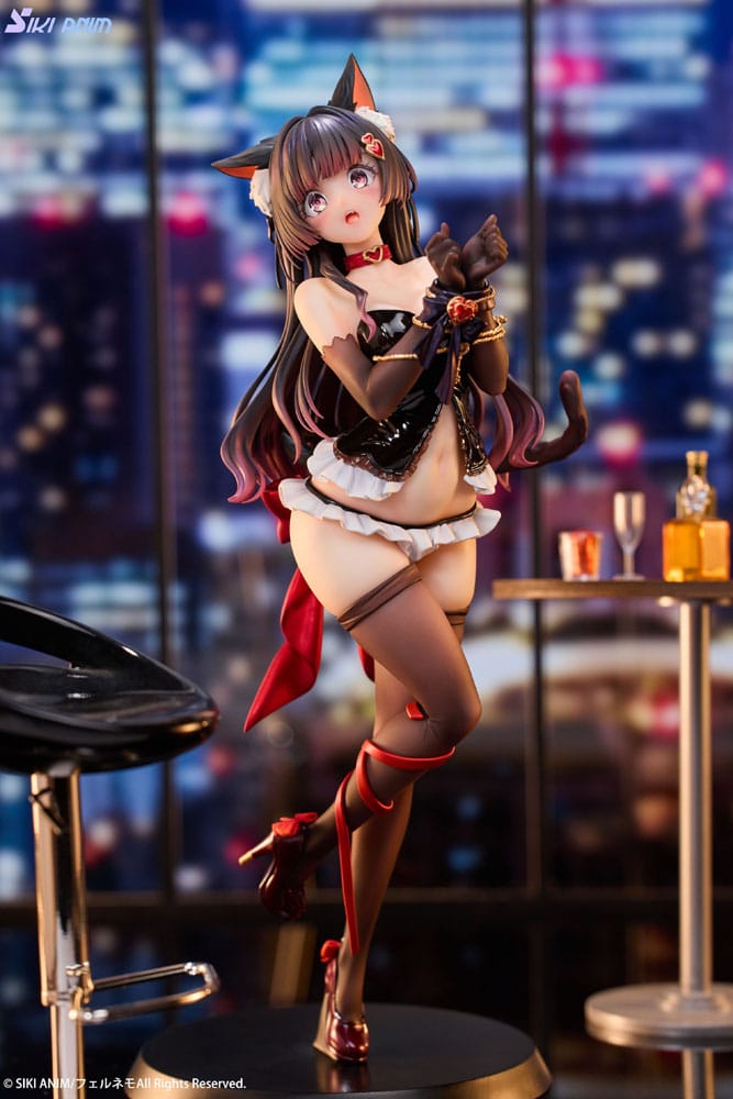 Original Character PVC Statue 1/7 Shibarare Cat Ruhuna-chan Deluxe Edition 26 cm Scalefiguren Yokina