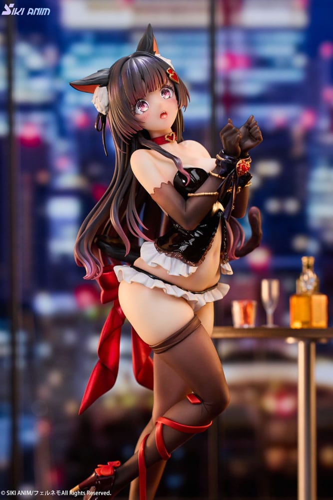 Original Character PVC Statue 1/7 Shibarare Cat Ruhuna-chan Deluxe Edition 26 cm Scalefiguren Yokina