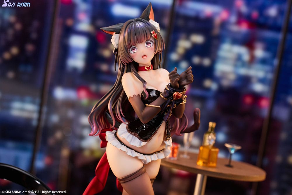 Original Character PVC Statue 1/7 Shibarare Cat Ruhuna-chan Deluxe Edition 26 cm Scalefiguren Yokina
