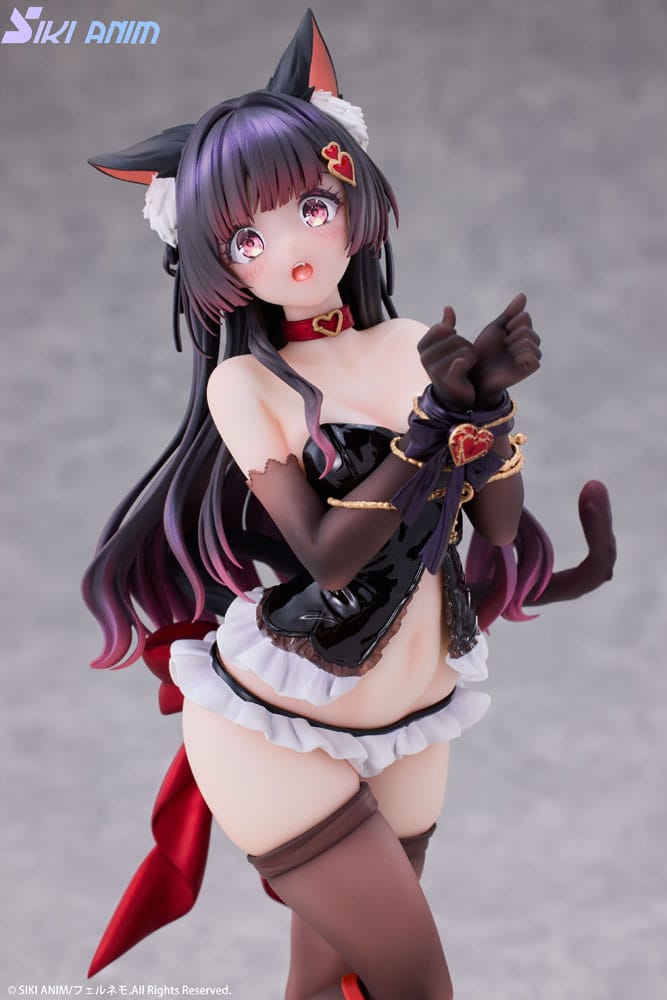Original Character PVC Statue 1/7 Shibarare Cat Ruhuna-chan Deluxe Edition 26 cm Scalefiguren Yokina