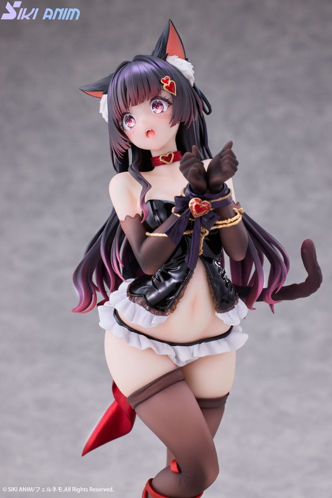 Original Character PVC Statue 1/7 Shibarare Cat Ruhuna-chan Deluxe Edition 26 cm Scalefiguren Yokina