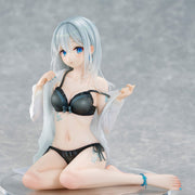 Original Character PVC Statue 1/7 Silver-Haired Girl Sky Blue Morning Special Outfit Ver. by Fuumi Illustration 16 cm Scalefiguren Yokina