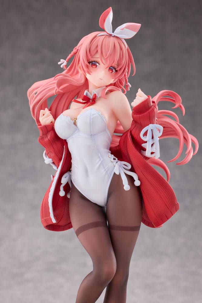 Original Character PVC Statue 1/7 White Rabbit Illustrated by Rosuuri Deluxe Version 24 cm Scalefiguren Yokina
