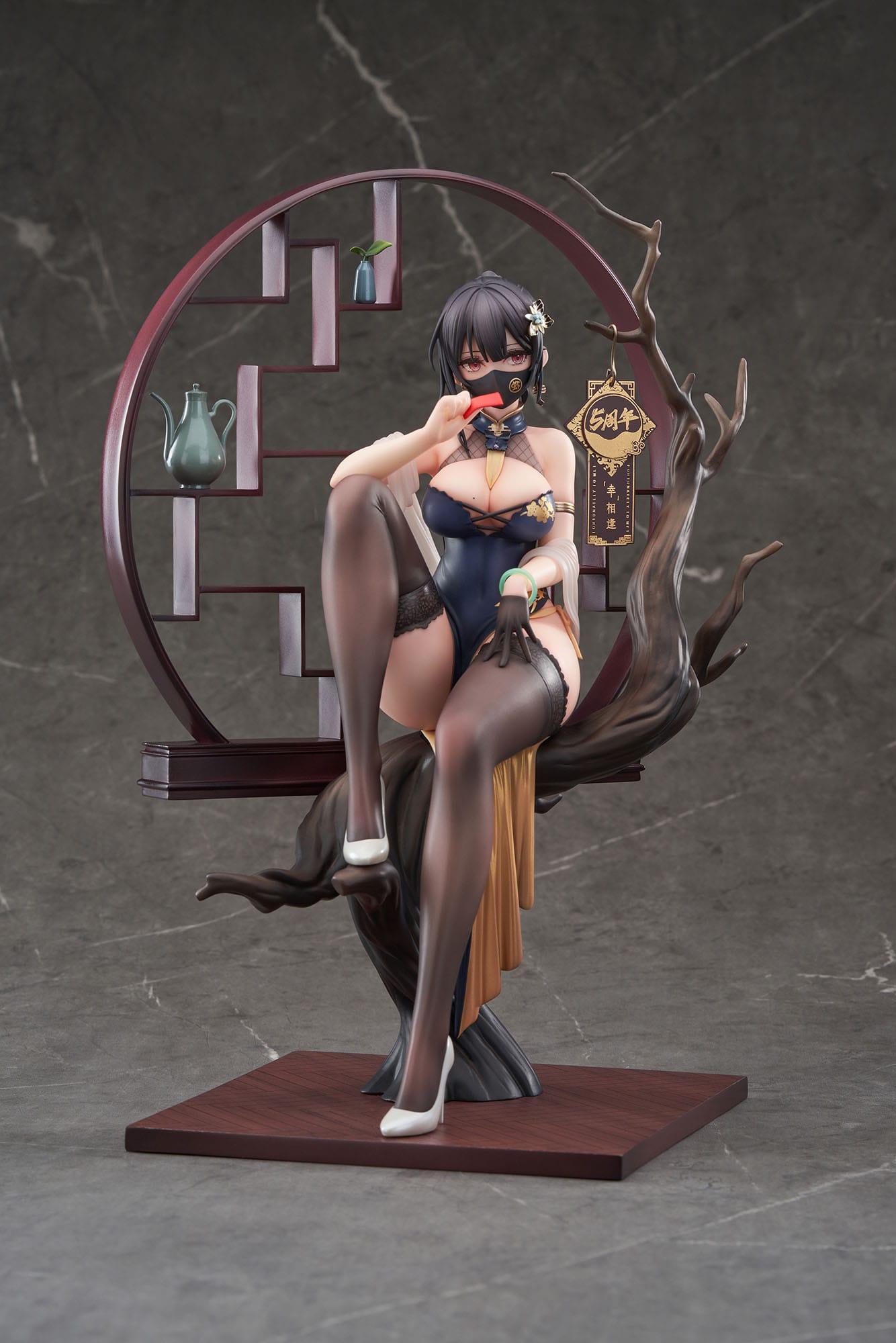 Original Character PVC Statue 1/7 Xiami China Dress Genboku Ver. 26 cm Scalefiguren Yokina
