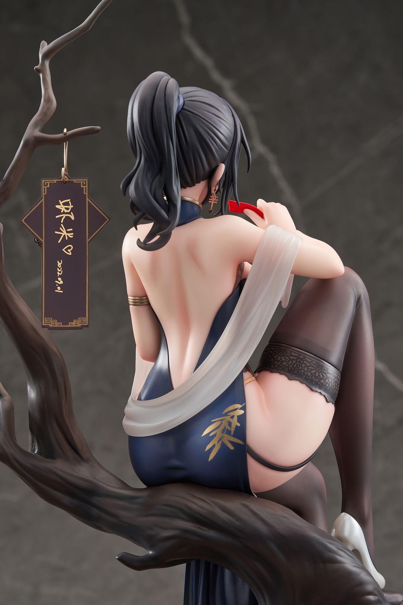 Original Character PVC Statue 1/7 Xiami China Dress Genboku Ver. 26 cm Scalefiguren Yokina