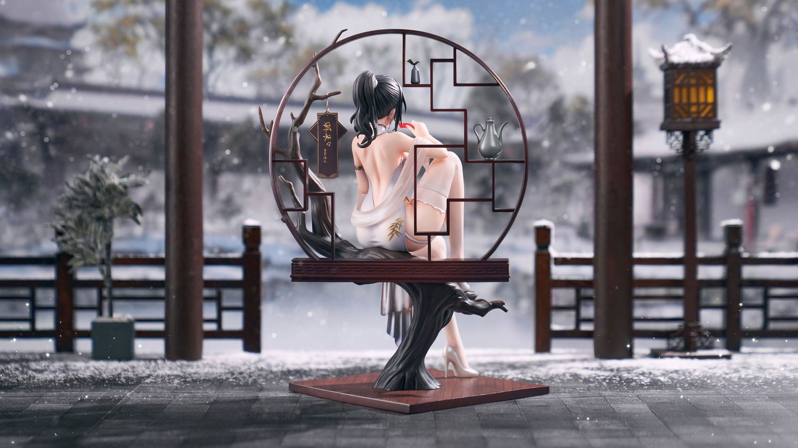 Original Character PVC Statue 1/7 Xiami China Dress Step On Snow Ver. 26 cm Scalefiguren Yokina