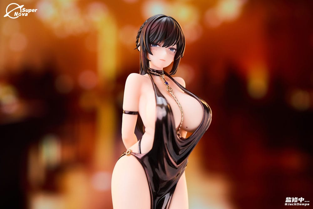 Original Character Statue 1/6 Shiho Miyamae Party Dress Ver. Illustrated by JackDempa 27 cm Scalefiguren Yokina