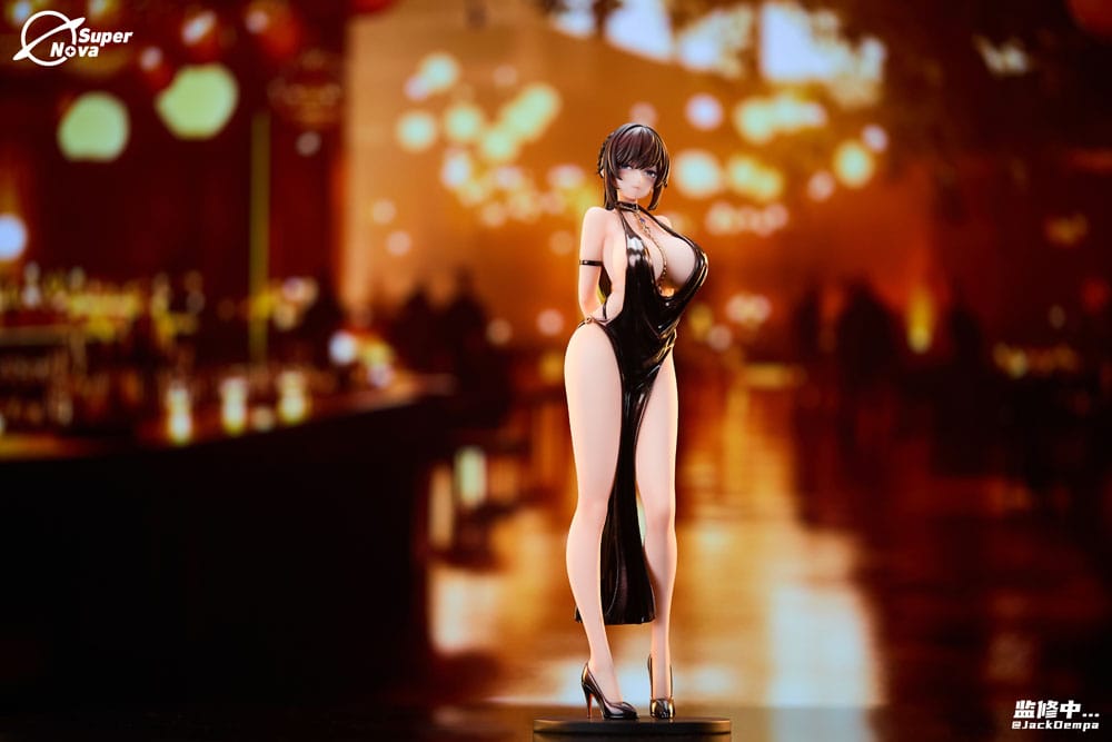 Original Character Statue 1/6 Shiho Miyamae Party Dress Ver. Illustrated by JackDempa 27 cm Scalefiguren Yokina