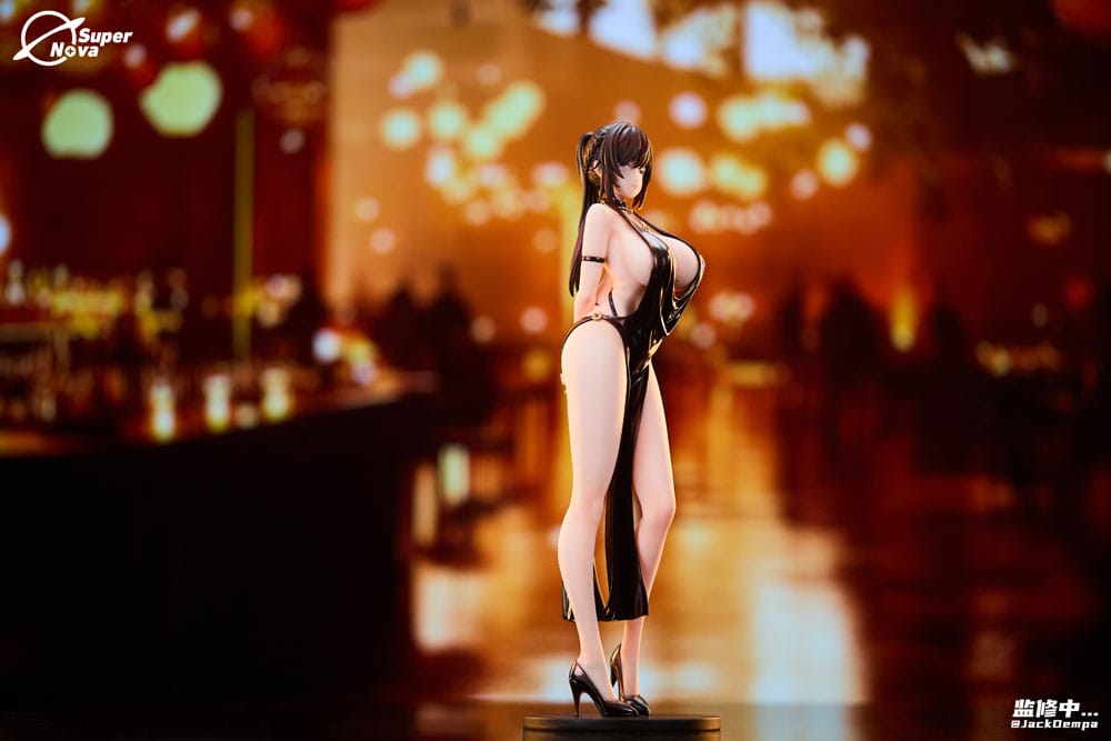 Original Character Statue 1/6 Shiho Miyamae Party Dress Ver. Illustrated by JackDempa 27 cm Scalefiguren Yokina