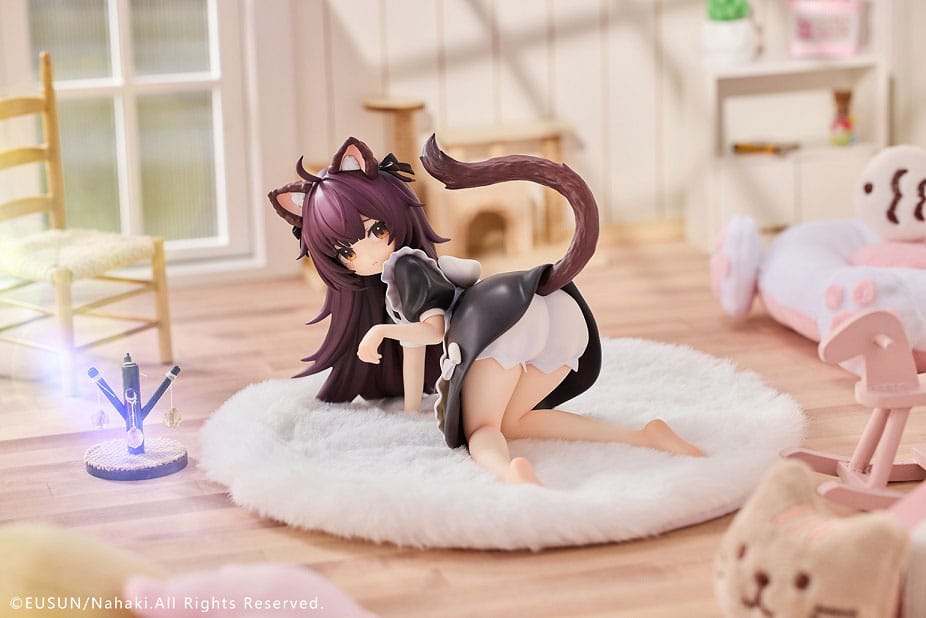 Original Character Statue 1/7 Cat Ear Maid Peng Peng 10 cm Scalefiguren Yokina