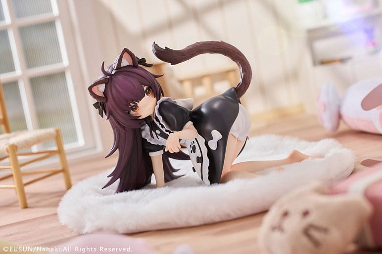 Original Character Statue 1/7 Cat Ear Maid Peng Peng 10 cm Scalefiguren Yokina