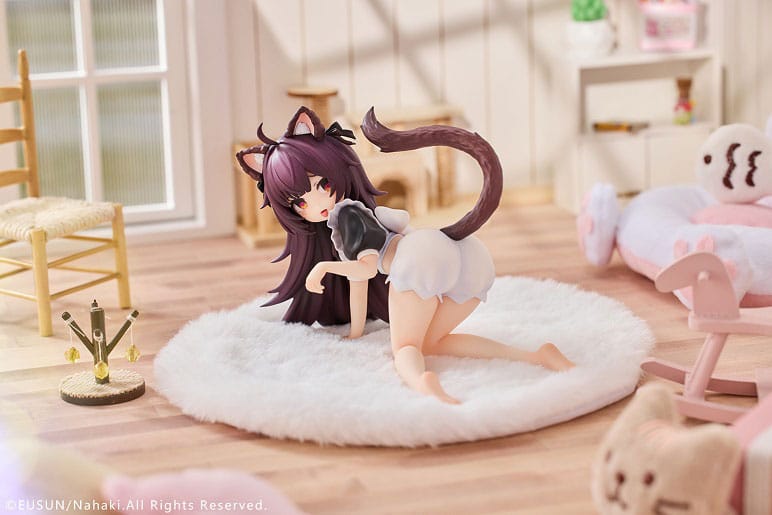 Original Character Statue 1/7 Cat Ear Maid Peng Peng 10 cm Scalefiguren Yokina