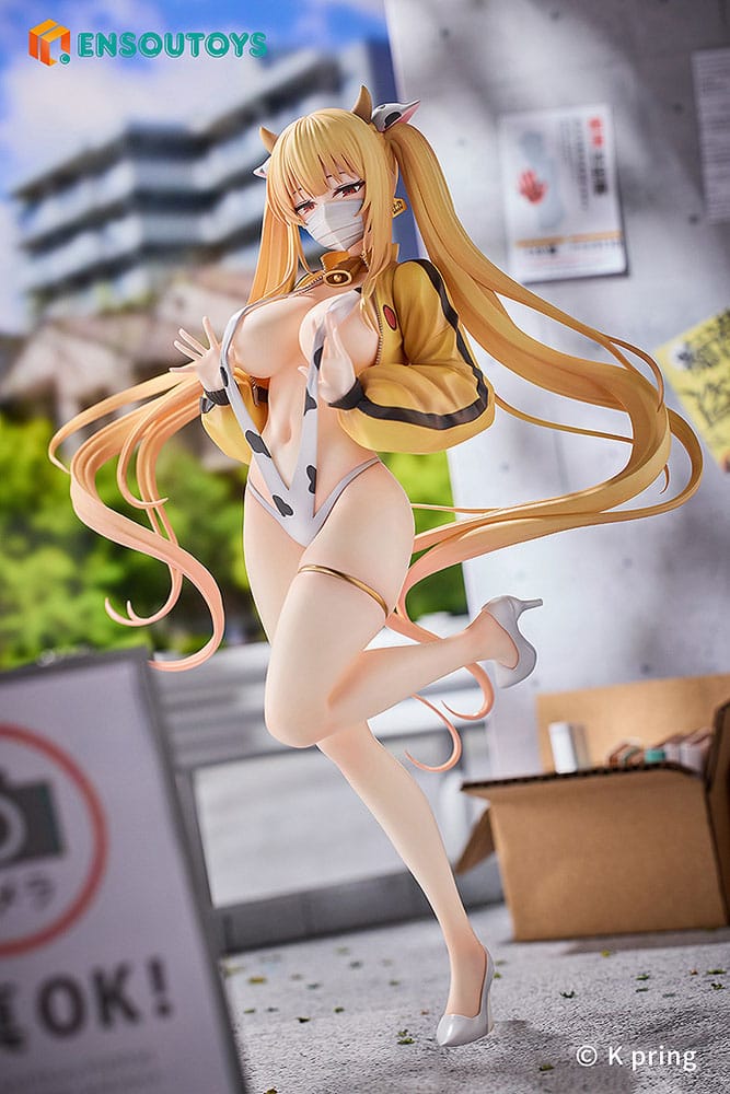Original Character Statue Sayuri Dairy Cow Ver. 25 cm Scalefiguren Yokina