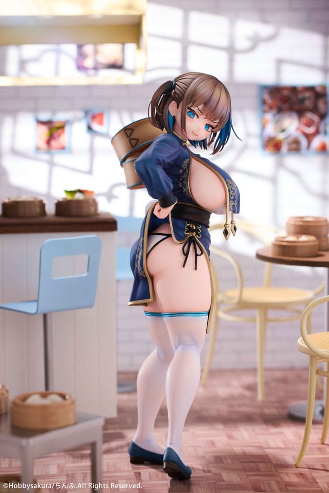 Original Illustration PVC Statue 1/7 Manjuu Musume Tsumugu Illustrated by Ranfu 25 cm Hentai Yokina