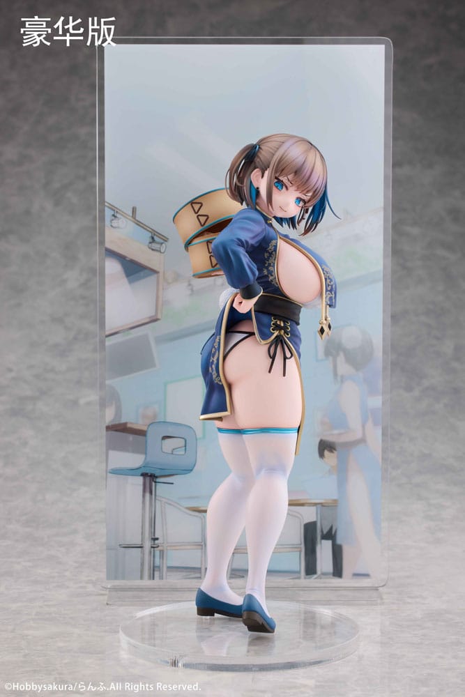 Original Illustration PVC Statue 1/7 Manjuu Musume Tsumugu Illustrated by Ranfu DX Ver. 25 cm Hentai Yokina