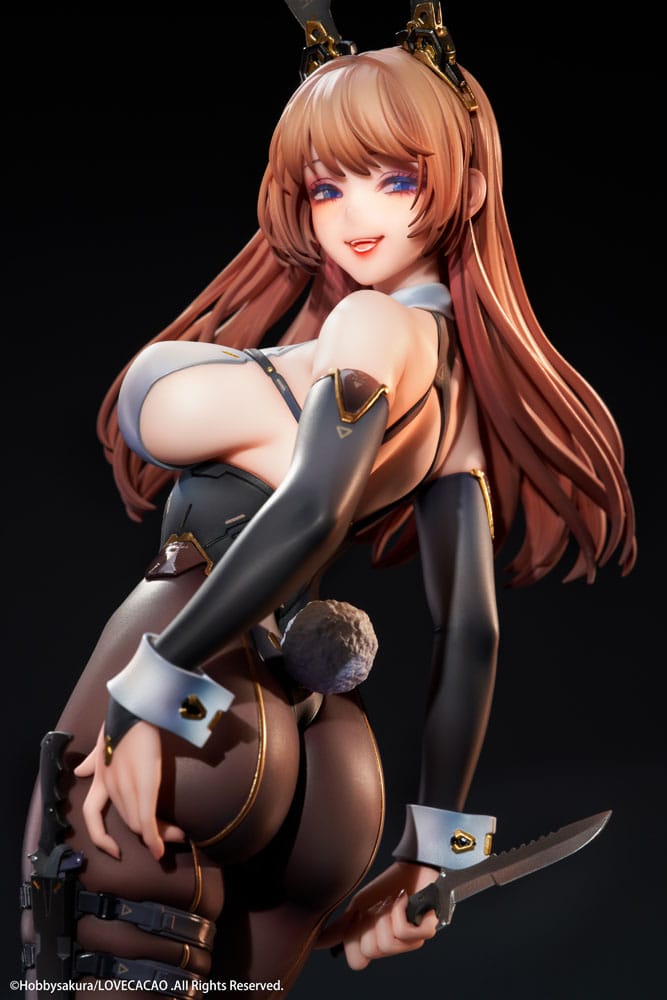 Original Illustration PVC Statue 1/7 Psycho Bunny illustration by LOVECACAO Deluxe Edition 30 cm Scalefiguren Yokina