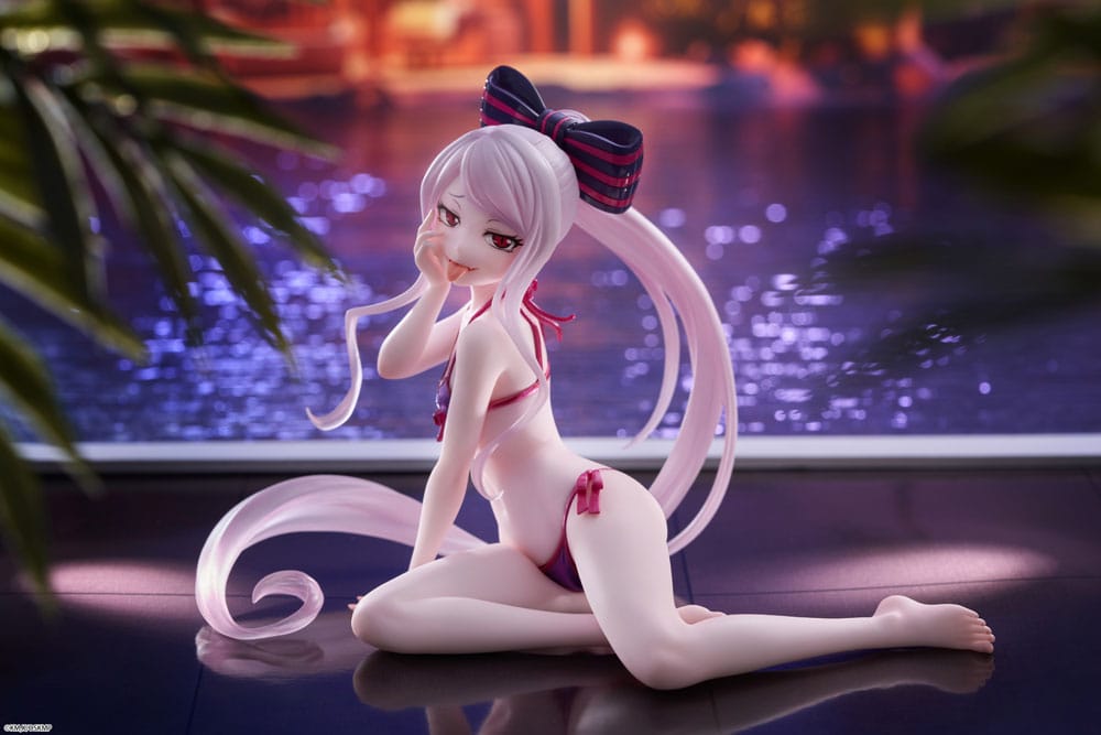 Overlord PVC Statue Desktop Cute Figure Shalltear Swimsuit Ver. 13 cm Prizefiguren Yokina