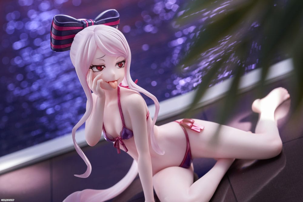 Overlord PVC Statue Desktop Cute Figure Shalltear Swimsuit Ver. 13 cm Prizefiguren Yokina