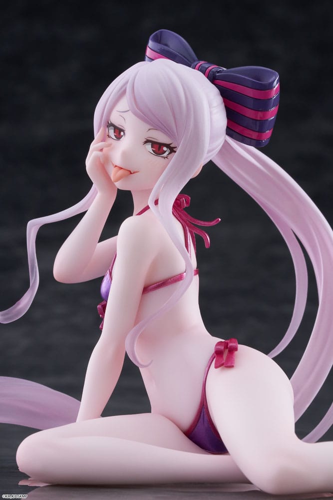 Overlord PVC Statue Desktop Cute Figure Shalltear Swimsuit Ver. 13 cm Prizefiguren Yokina