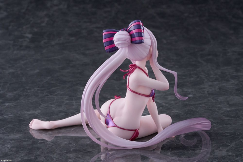 Overlord PVC Statue Desktop Cute Figure Shalltear Swimsuit Ver. 13 cm Prizefiguren Yokina