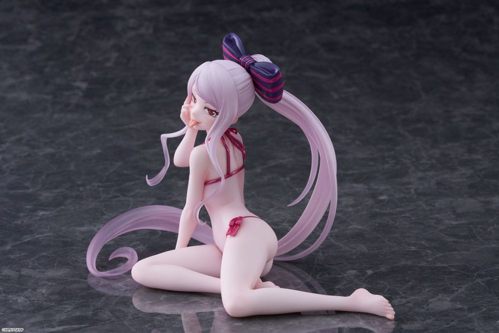 Overlord PVC Statue Desktop Cute Figure Shalltear Swimsuit Ver. 13 cm Prizefiguren Yokina