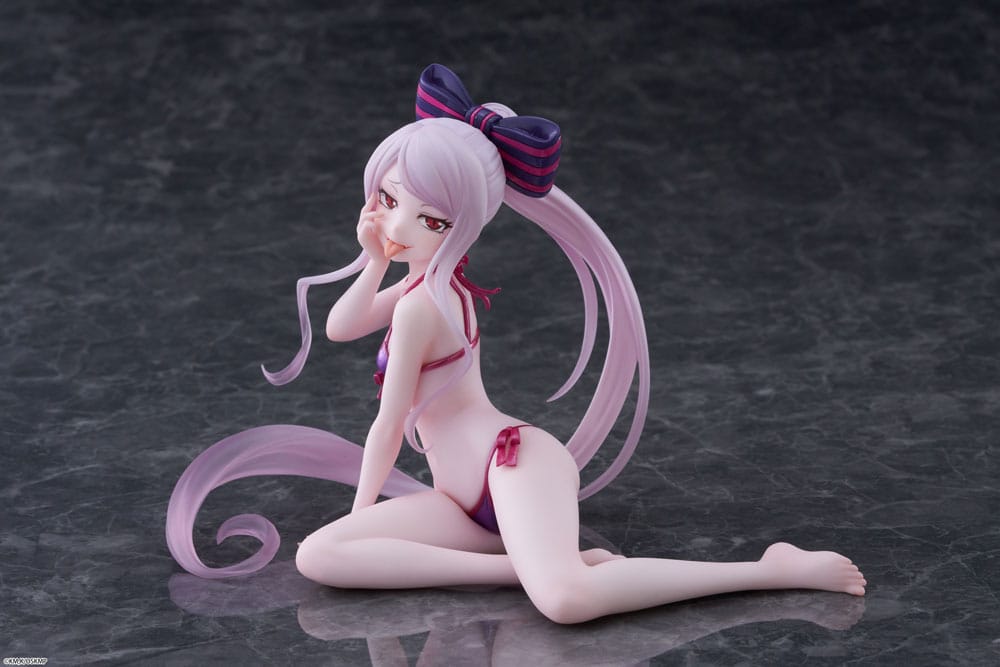 Overlord PVC Statue Desktop Cute Figure Shalltear Swimsuit Ver. 13 cm Prizefiguren Yokina