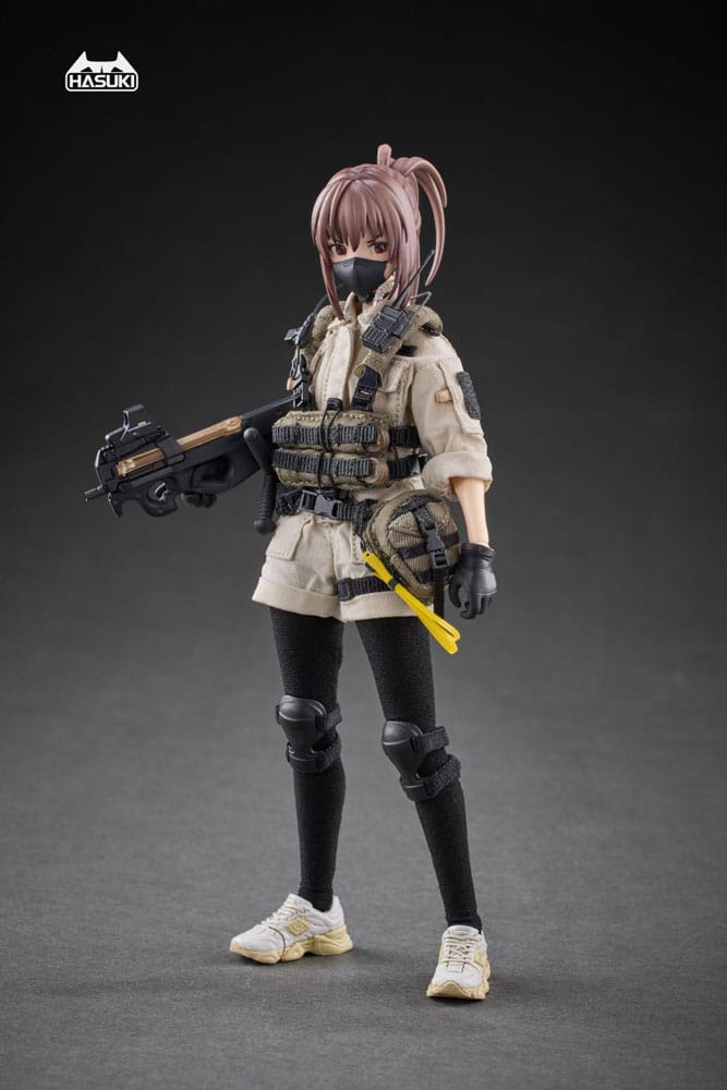 PA006 Reizei Hiyo the Security Actionfigur 1/12 15 cm Pocket Art Figmas Yokina