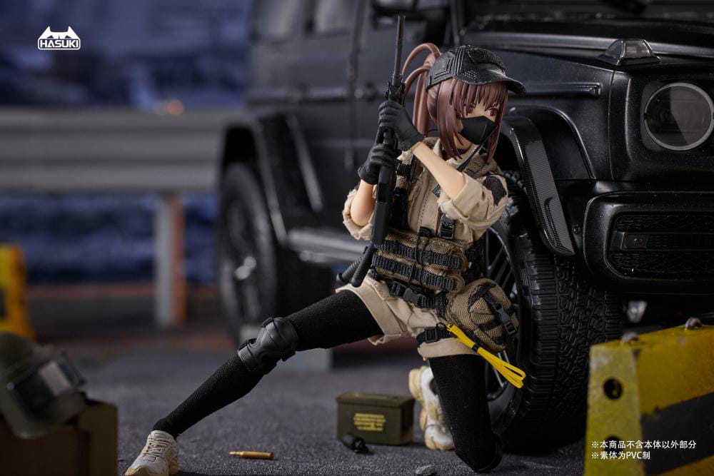 PA006 Reizei Hiyo the Security Actionfigur 1/12 15 cm Pocket Art Figmas Yokina