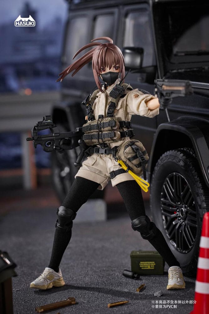 PA006 Reizei Hiyo the Security Actionfigur 1/12 15 cm Pocket Art Figmas Yokina