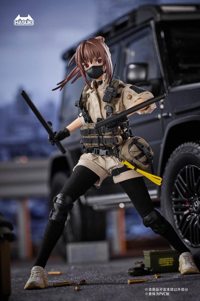 PA006 Reizei Hiyo the Security Actionfigur 1/12 15 cm Pocket Art Figmas Yokina