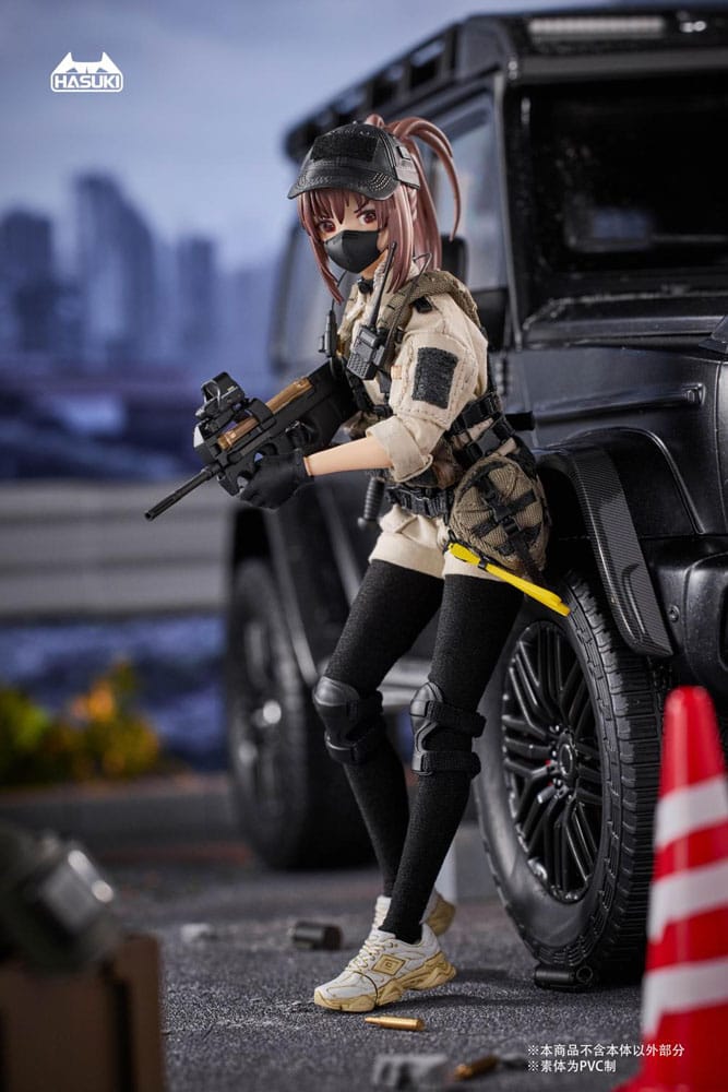 PA006 Reizei Hiyo the Security Actionfigur 1/12 15 cm Pocket Art Figmas Yokina