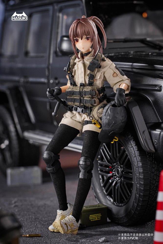 PA006 Reizei Hiyo the Security Actionfigur 1/12 15 cm Pocket Art Figmas Yokina