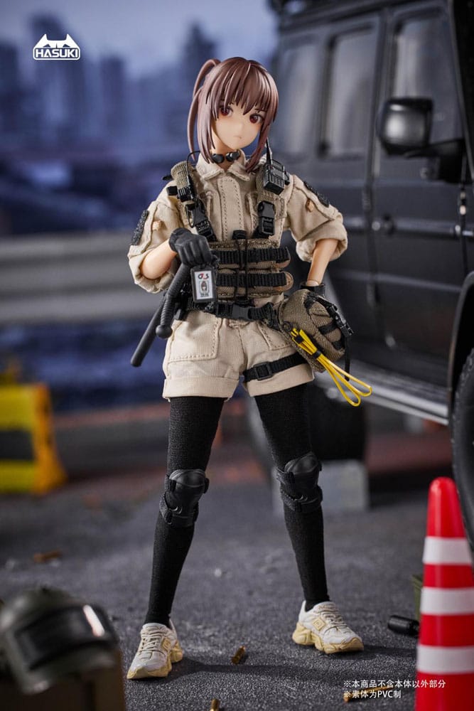 PA006 Reizei Hiyo the Security Actionfigur 1/12 15 cm Pocket Art Figmas Yokina