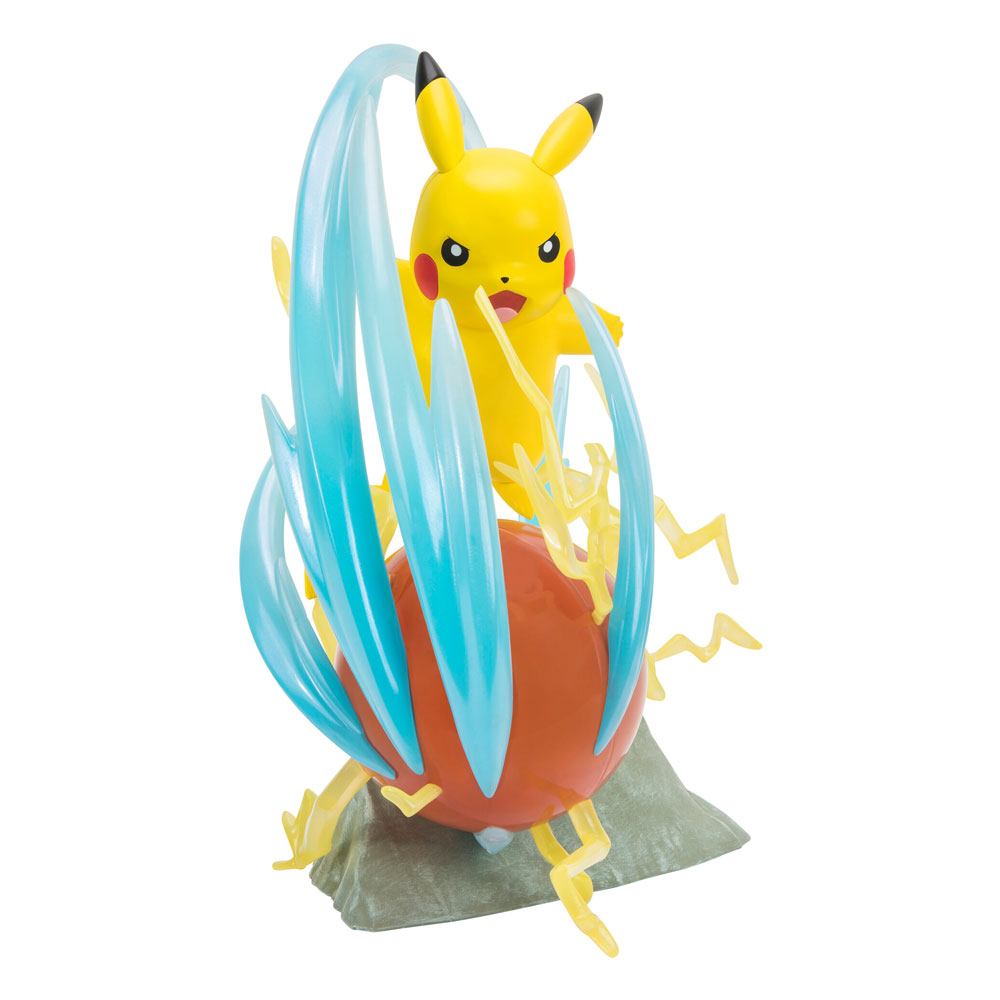 Pikachu Deluxe Statue mit Leuchtfunktion 33 cm Pokémon 25. Jubiläum Prizefiguren Yokina