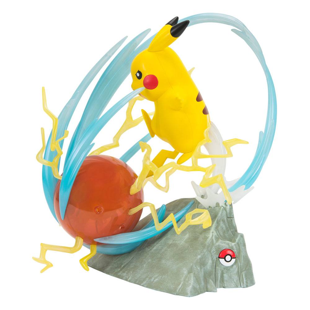 Pikachu Deluxe Statue mit Leuchtfunktion 33 cm Pokémon 25. Jubiläum Prizefiguren Yokina