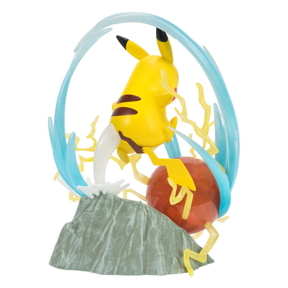 Pikachu Deluxe Statue mit Leuchtfunktion 33 cm Pokémon 25. Jubiläum Prizefiguren Yokina
