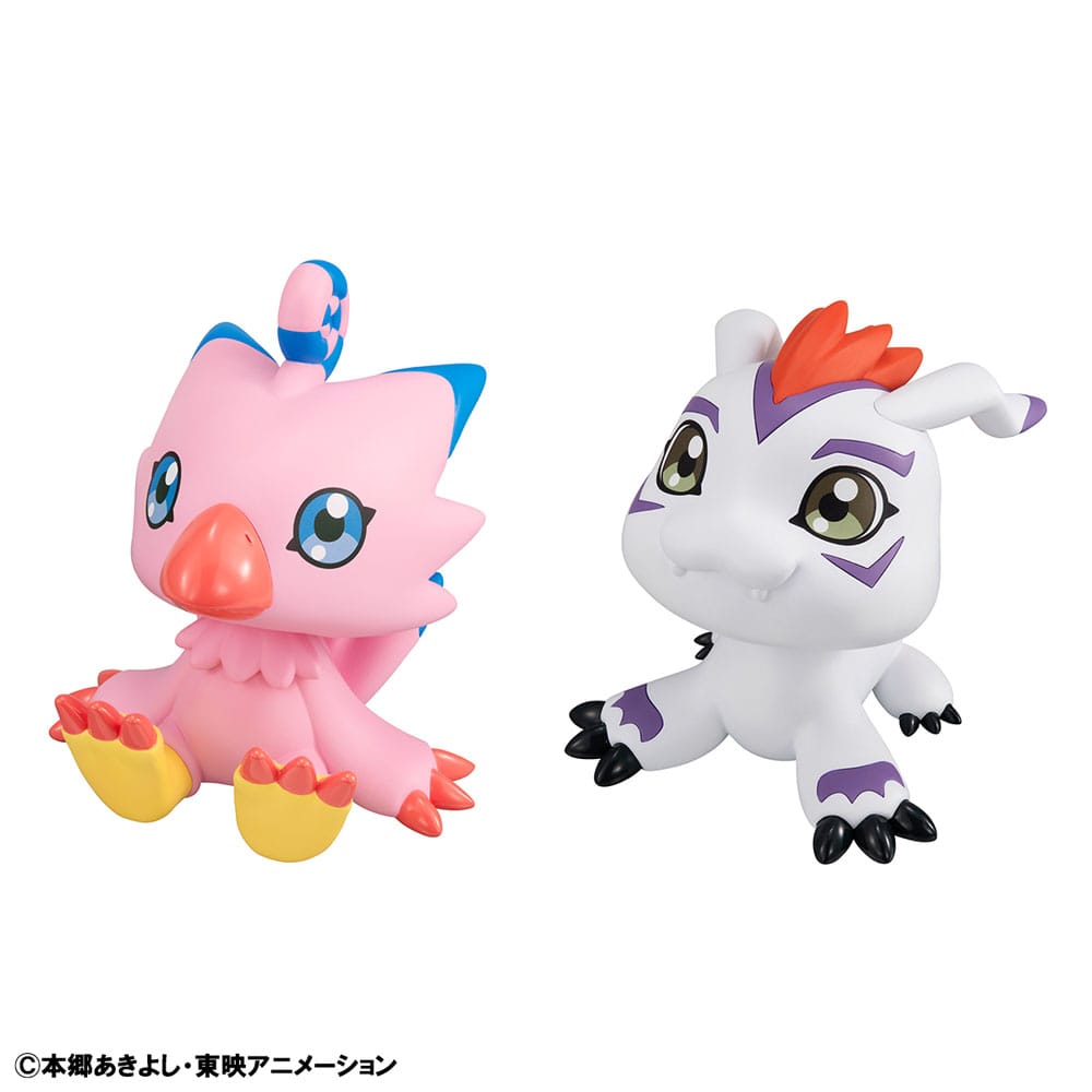Piyomon & Gomamon Look Up (with gift) PVC Statue 11 cm Digimon Adventure Prizefiguren Yokina