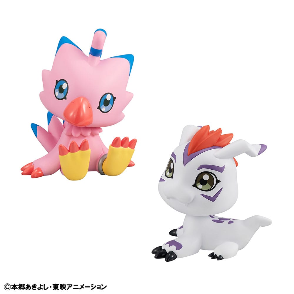 Piyomon & Gomamon Look Up (with gift) PVC Statue 11 cm Digimon Adventure Prizefiguren Yokina